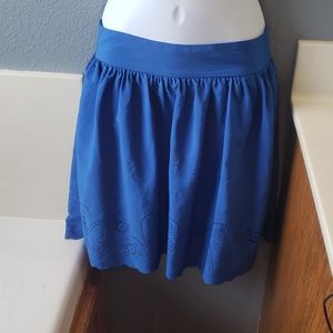 Blue A-line skirt 📌